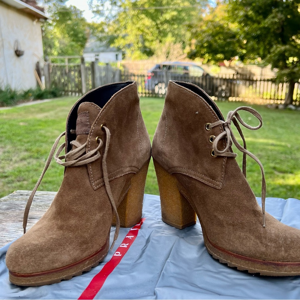 Prada Suede Bootie